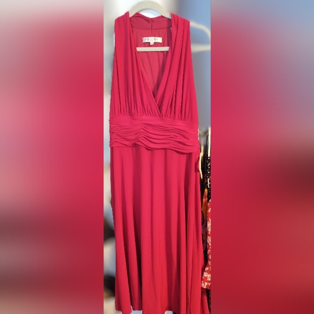 Evan Piccone Red Party Dress